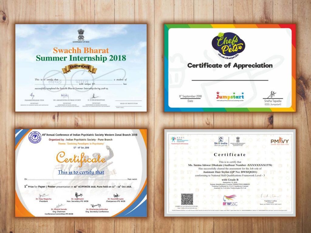 Certificate Printing Stourbridge